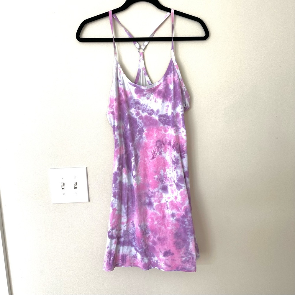 Outdoor Voices Exercise Dress Tie Dye Print Size Medium
